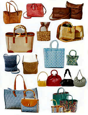 Leather, fabric, rattan, colors, prints; so many choices for Spring handbags
